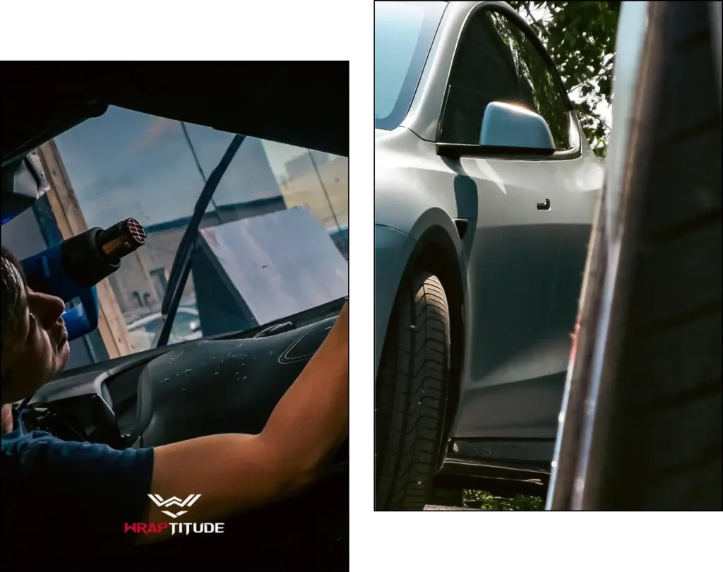 Vehicle window tinting by Wraptitude